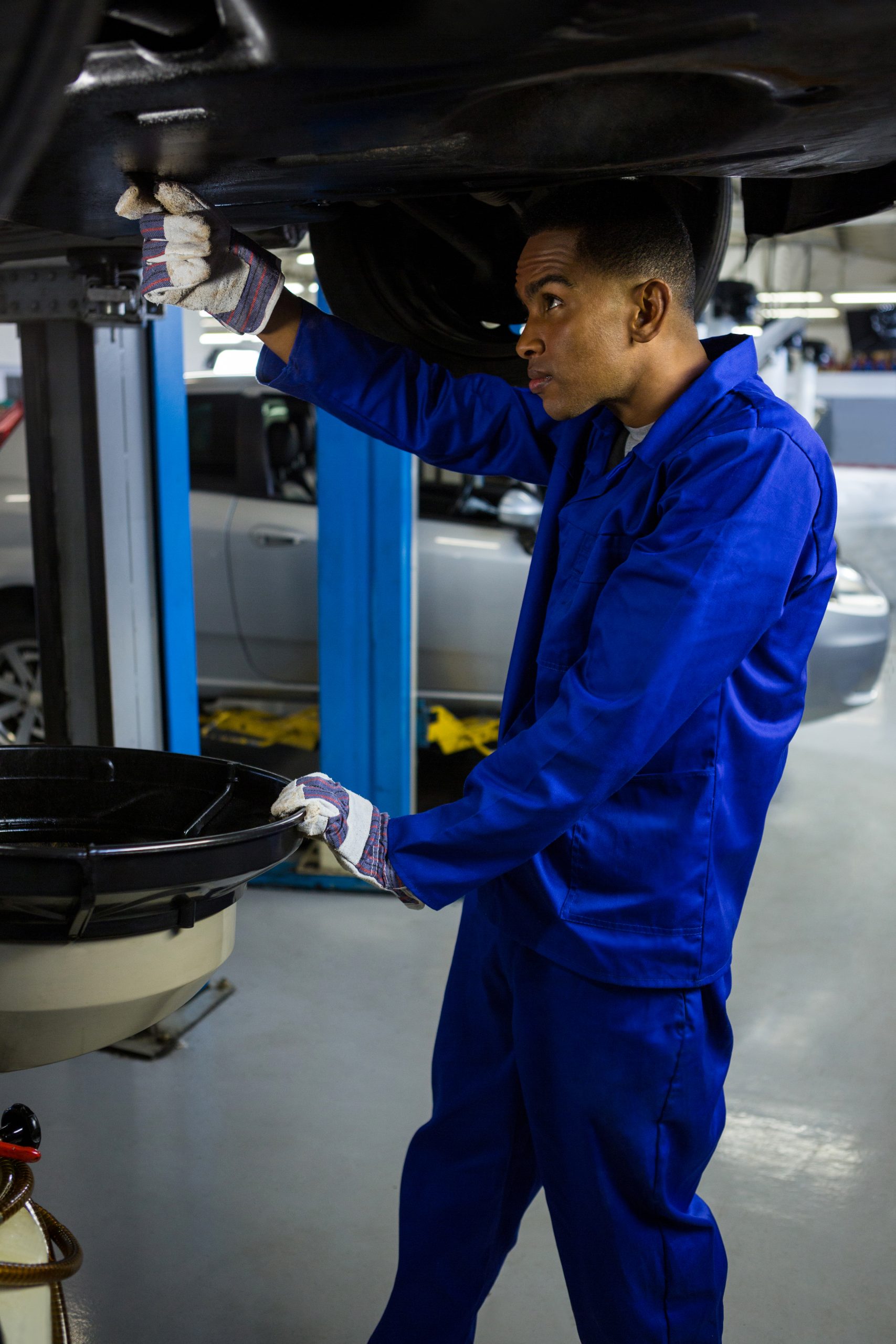 Mechanic Servicing Car Scaled