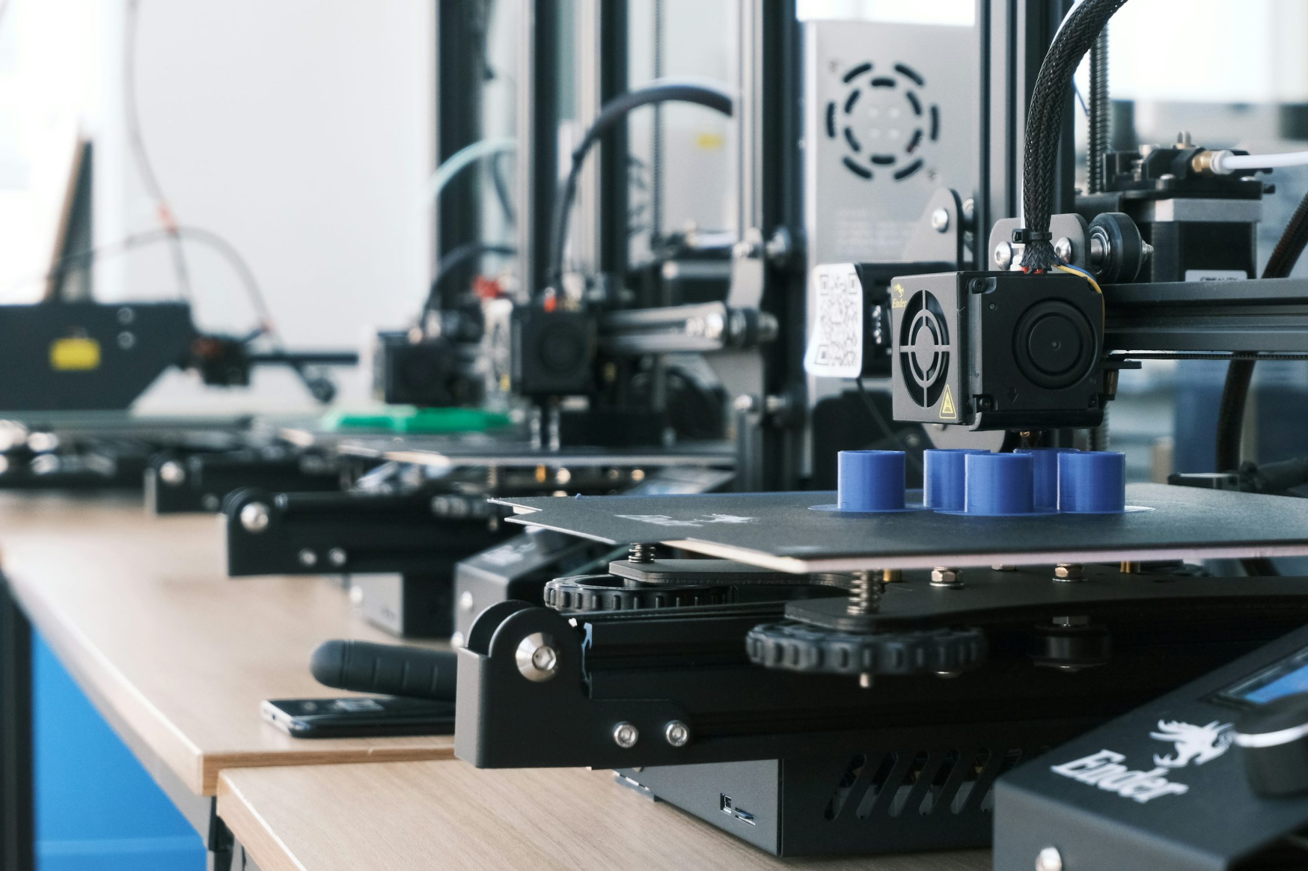 Services 3D printing in progress
